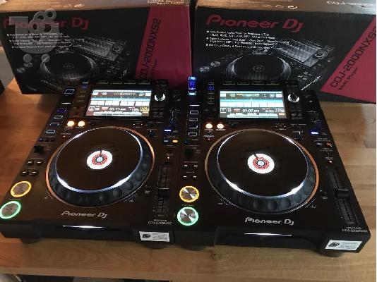 2x Pioneer CDJ-2000NXS2 + 1x DJM-900NXS2 mixer === 1899 EUR , Whatsapp Chat : +27837724253